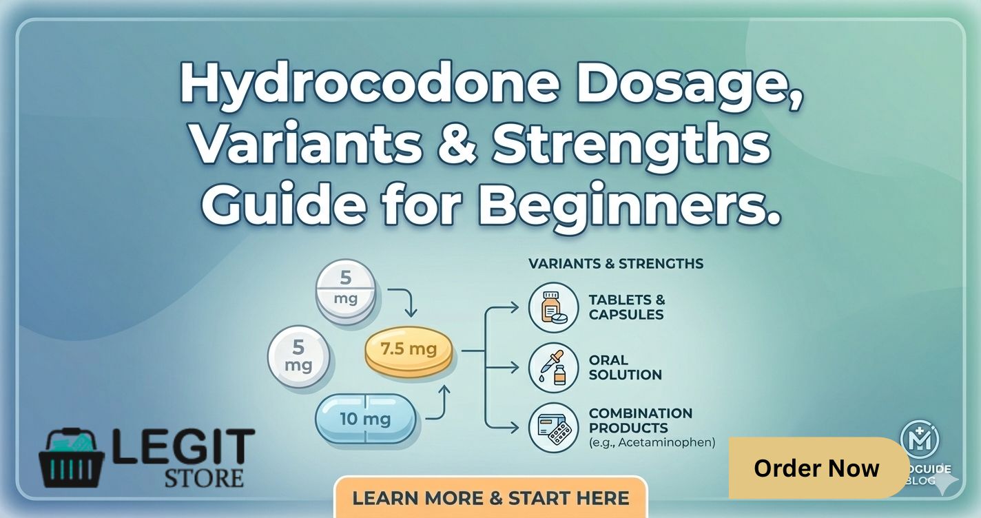 Hydrocodone Dosage, Variants & Strengths Guide for Beginners